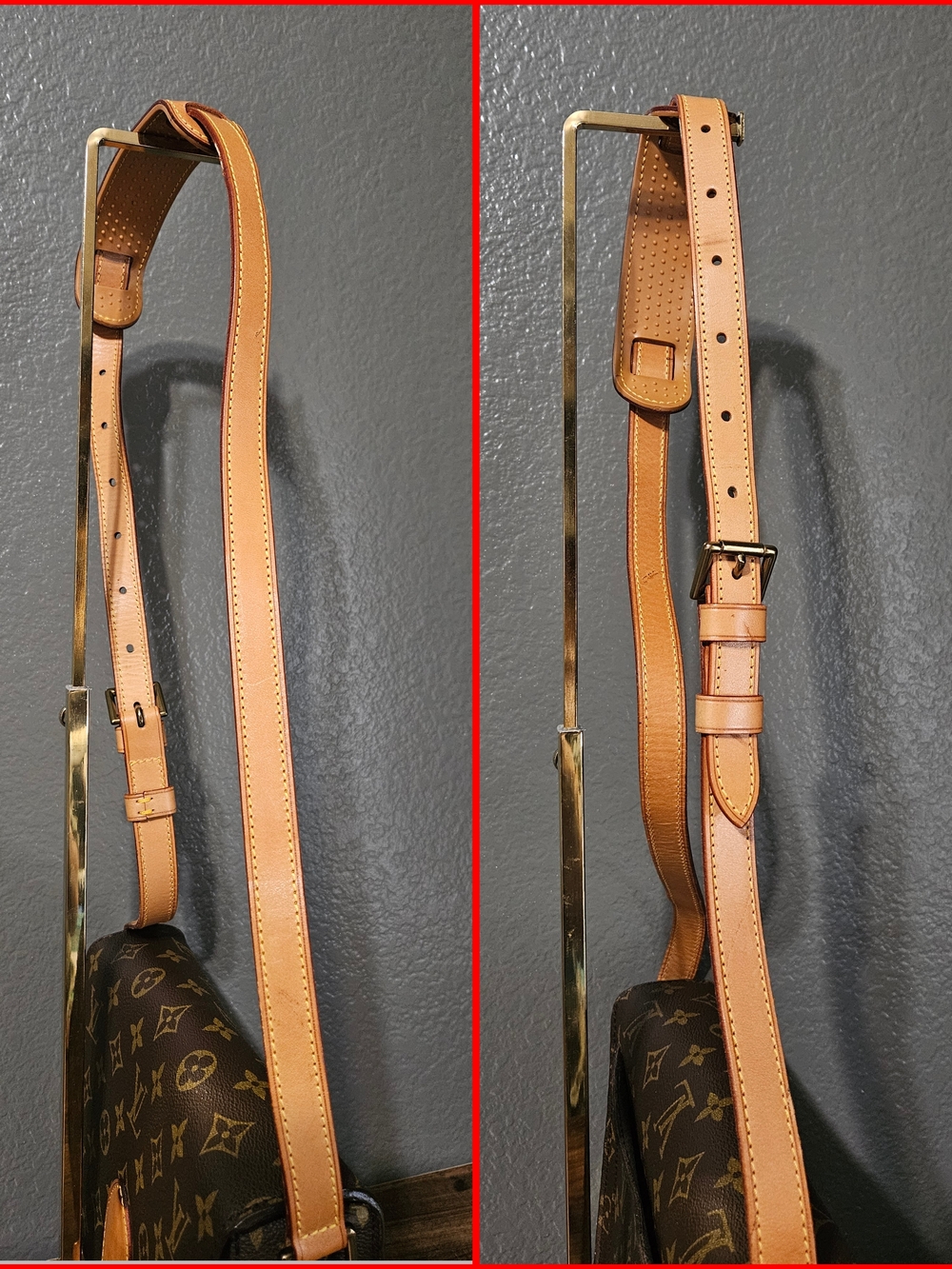 Authentic Louis Vuitton Vintage Saint Cloud GM Monogram Canvas Crossbody 1990 - Picture 16 of 16